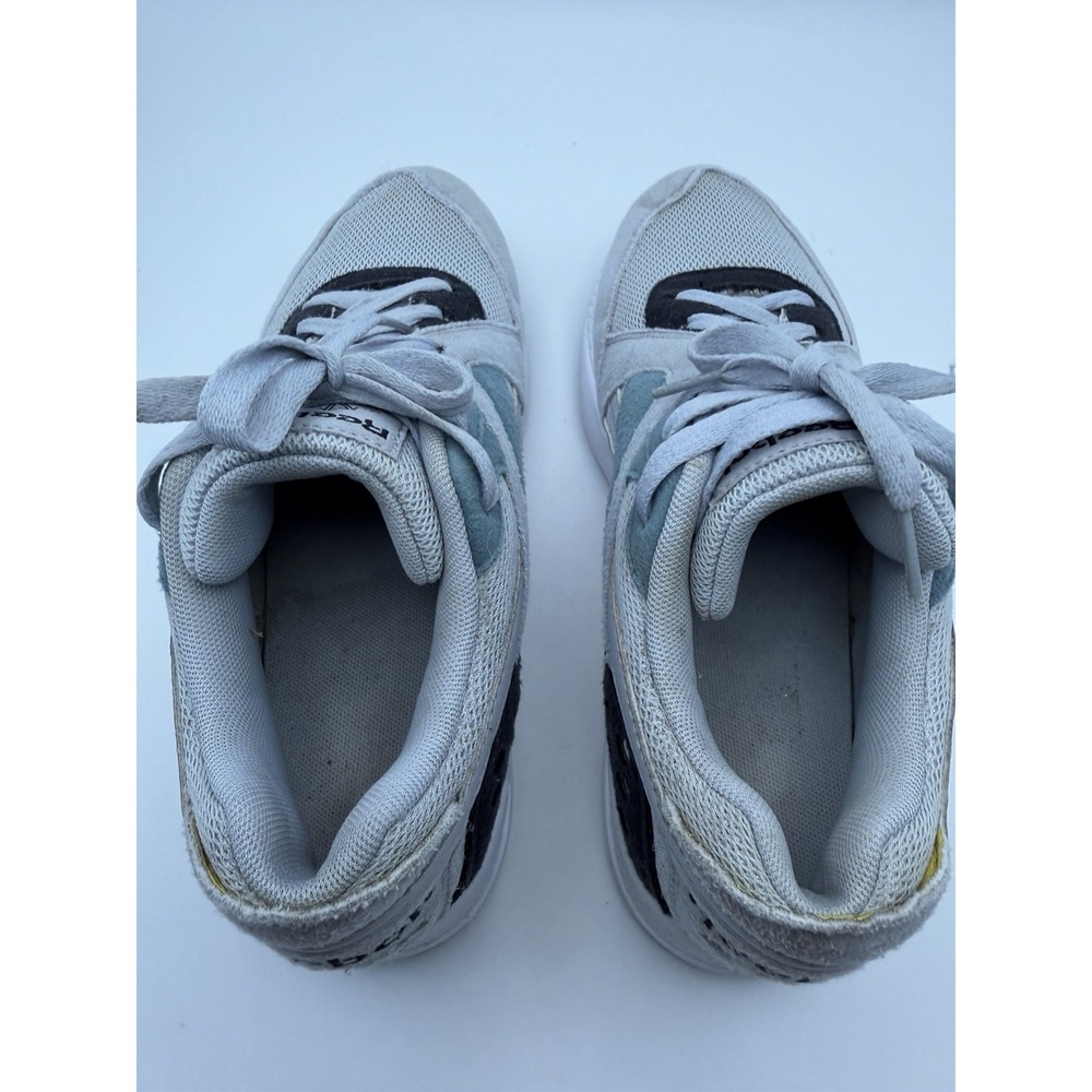 Reebok Pyro Youth Size 5Y (Women's 6.5) Gray White Teal Retro Running Shoes - Picture 8 of 9